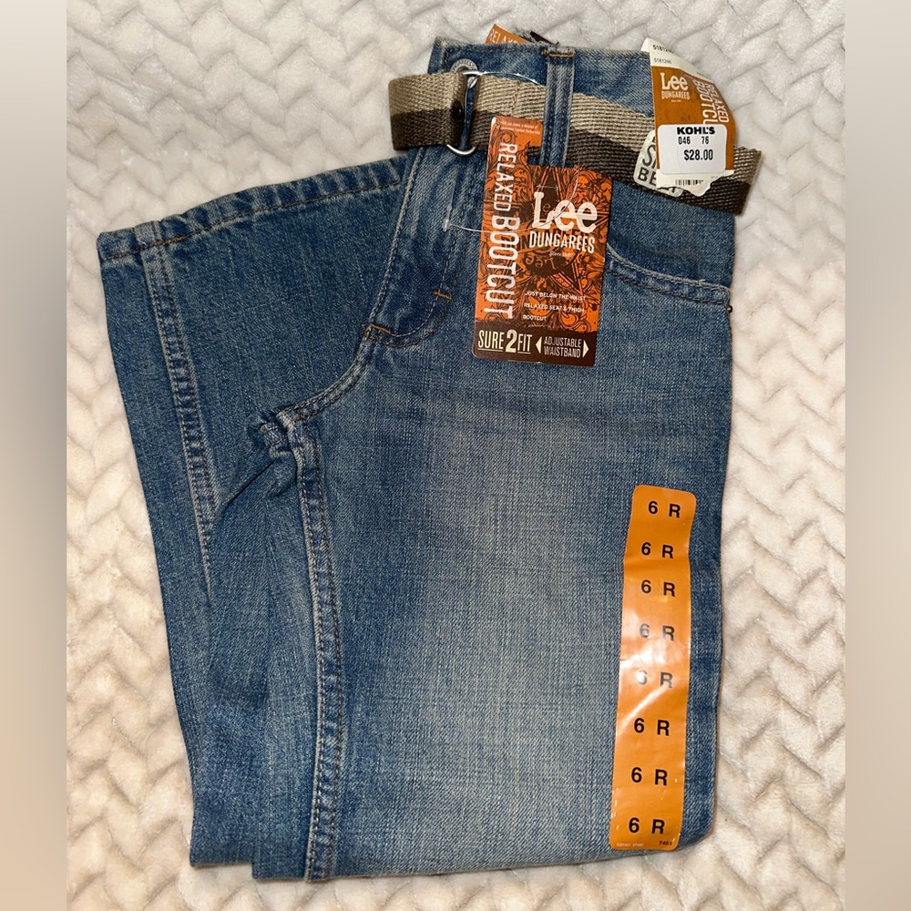 *NEW* Boys LEE Dungarees Relaxed Bootcut (6R)